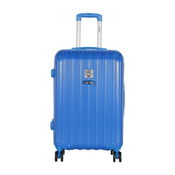 Modrý cestovný kufor LULU CASTAGNETTE Edge, 71 l