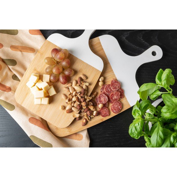 Súprava 2 bambusových dosiek s bielou rukoväťou PT LIVING Gourmet-image-4