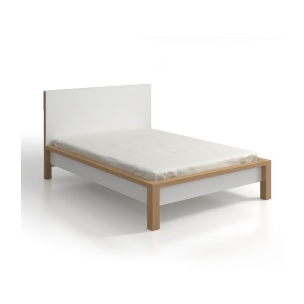 Dvojlôžková posteľ z borovicového dreva SKANDICA InBig, 140 × 200 cm