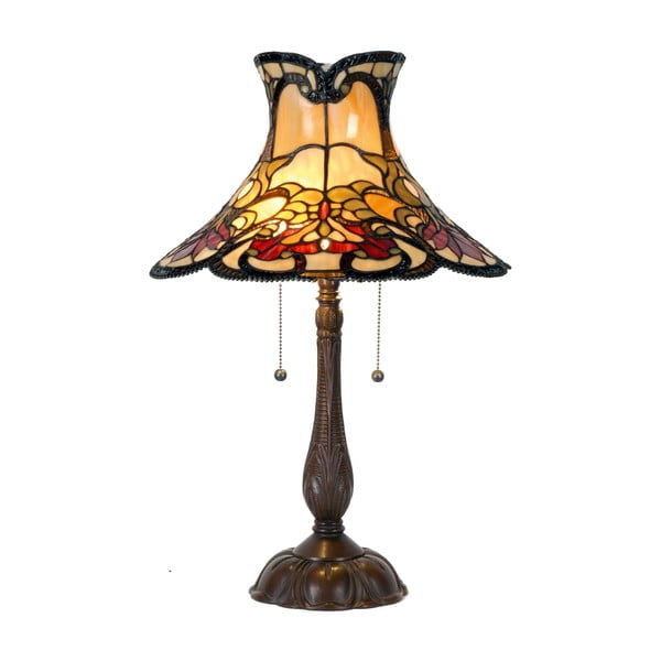 Tiffany stolová lampa Rustic