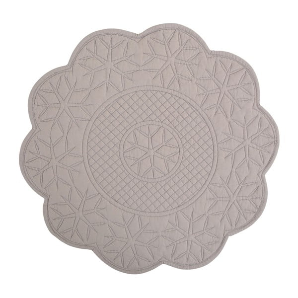 Hnedá bavlnená podložka na stôl Côté Table Boreale Grey, 45 cm