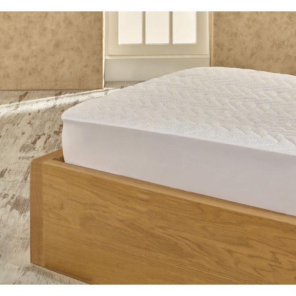 Ochranná bavlnená podložka na matrac na dvojlôžko Helene, 180 × 200 cm