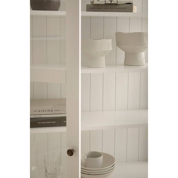 Biela vitrína z MDF 98x193x34 cm Wilma – Ellos Home-image-1