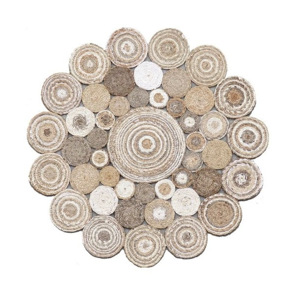 Jutový okrúhly koberec Eco Rugs Elsa, Ø 120 cm