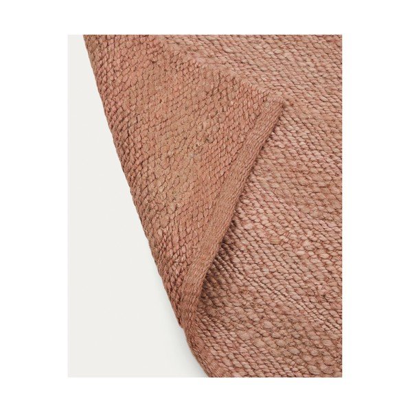 Jutový vonkajší koberec v lososovej farbe 160x230 cm Sallova – Kave Home-image-3