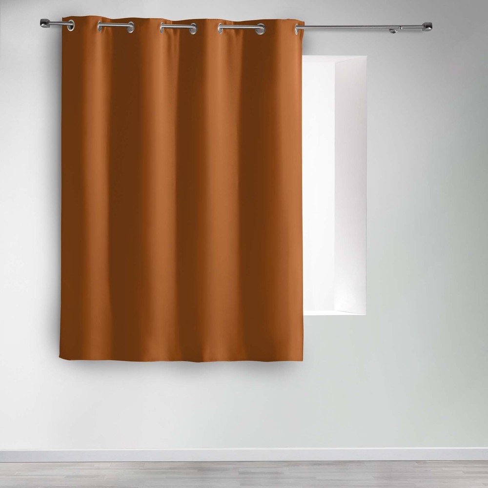 E-shop Zatemňovací záves v terakotovej farbe 135x180 cm Occult – douceur d'intérieur