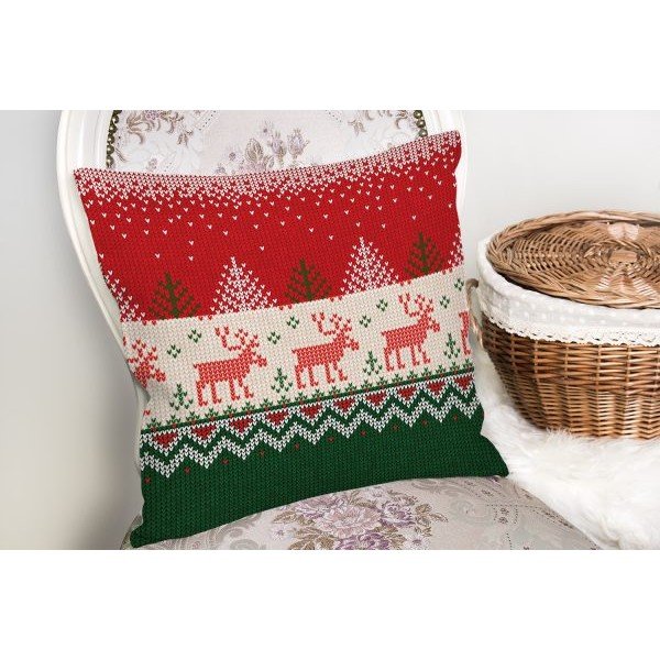 Obliečka na vankúš s vianočným motívom 43x43 cm Merry Christmas – Mila Home-image-1