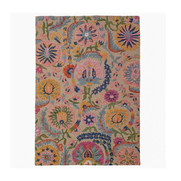 Ručne tkaný vlnený koberec 200x300 cm Amira Floral  – Flair Rugs