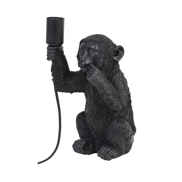 Čierna stolová lampa (výška 34 cm) Monkey - Light & Living-image-3
