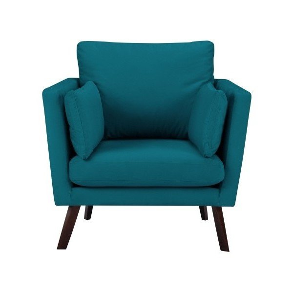 Tyrkysové kreslo Mazzini Sofas Elena Cotton