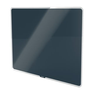 Sivá sklenená magnetická tabuľa Leitz Cosy, 60 x 40 cm