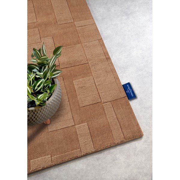 Hnedý ručne tkaný vlnený behúň 80x250 cm Wilhelmine – Villeroy&Boch-image-2