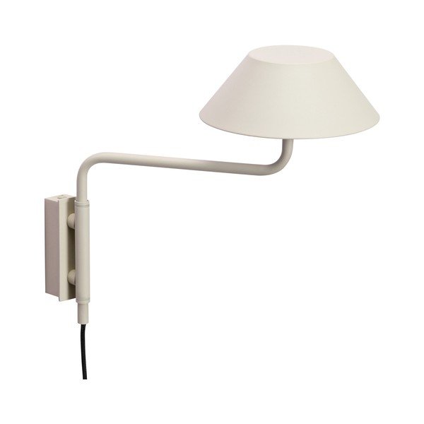 Béžové kovové LED nástenné svietidlo so stmievačom do zásuvky ø 30 cm Cover – Hübsch