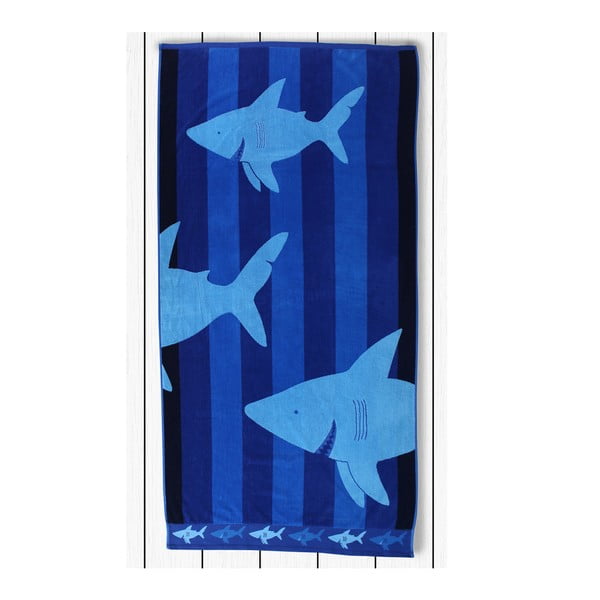 Bavlnená osuška DecoKing Sharky, 180 x 80 cm