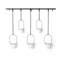 Plastové obaly na kvetináče v súprave 5 ks na bylinky/závesné ø 7,5 cm Triflora – Umbra