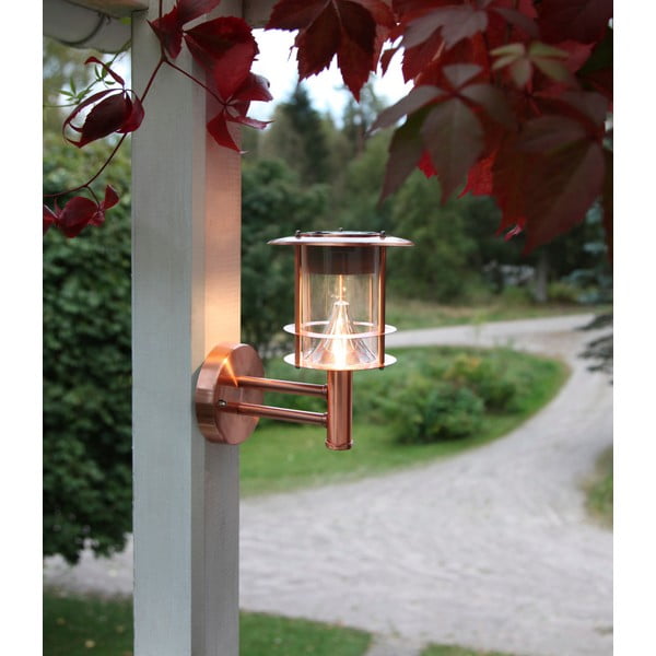 Vonkajšie svetlo Solar Energy Wall Lantern Rose-image-1