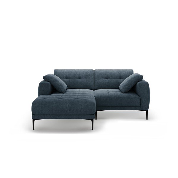 Tmavomodrá rohová pohovka (ľavý roh/s leňoškou) Bemy – Micadoni 