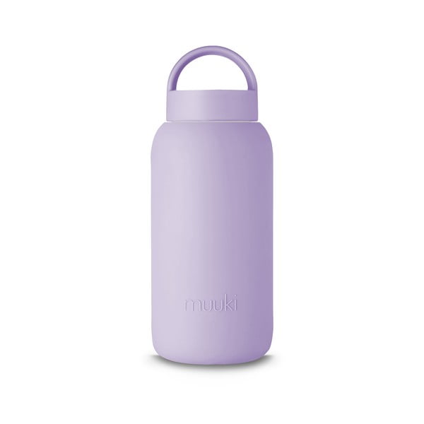 Cestovná fľaša v levanduľovej farbe 500 ml Pastel Lilac – Muuki-image-2