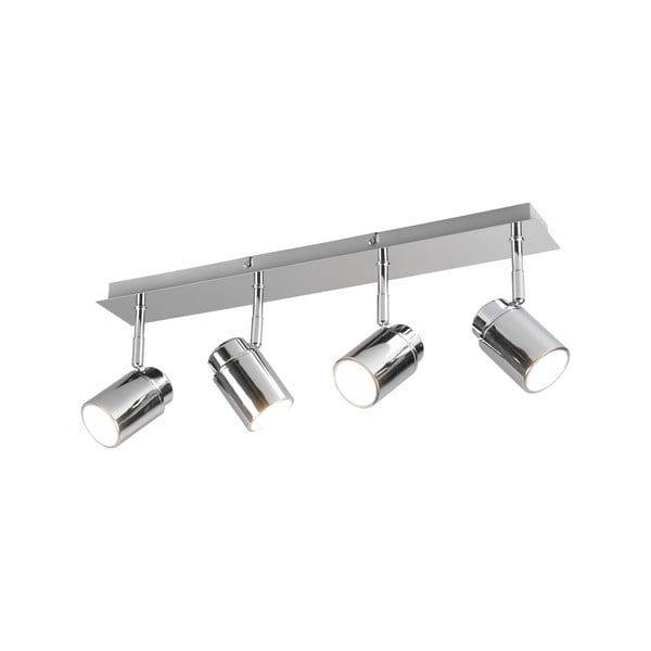 Kovové bodové svietidlo v lesklej striebornej farbe 19x52 cm Angelo - Trio-image-3
