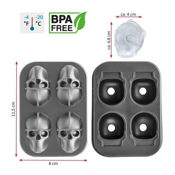 Silikónová forma na ľad Lebka - Westmark-image-4