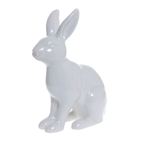 sivá keramická dekoratívna soška Ewax Rabbit Jump