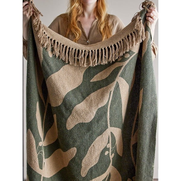 Deka z recyklovanej bavlny 130x160 cm Geneva - Bloomingville-image-1