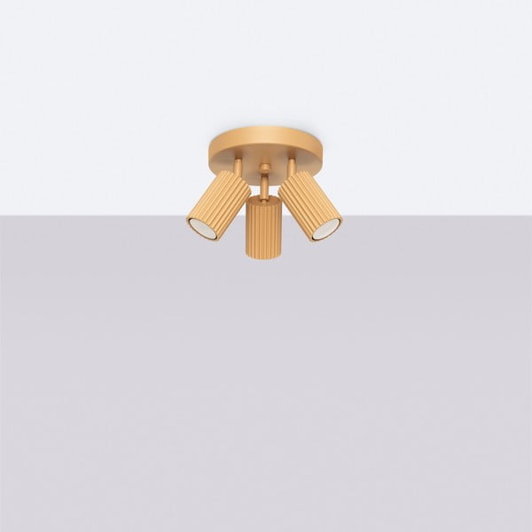 Bodové svietidlo v zlatej farbe Gleam – Sollux-image-3