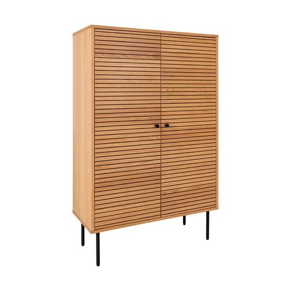 Skrinka v dekore duba v prírodnej farbe 80x130 cm Kyoto – House Nordic-image-2