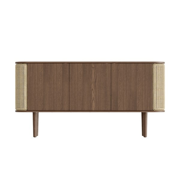 Nízka komoda v dekore duba v hnedo-prírodnej farbe 150x75 cm Treasures – UMAGE-image-3