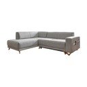Svetlosivá rozkladacia/s úložným priestorom rohová pohovka (ľavý roh/do L) Classy Sophie – Miuform