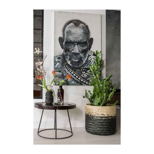 Odkladací stolík z teakového dreva Dutchbone, ⌀ 60 cm-image-1