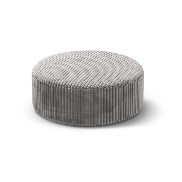 Svetlosivý menčestrový taburet Dia – Micadoni 