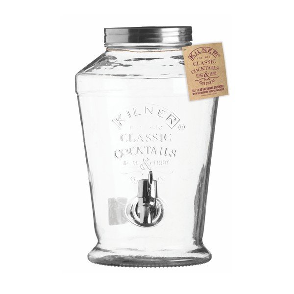 Sklenený automat na koktaily Kilner 6 l-image-1