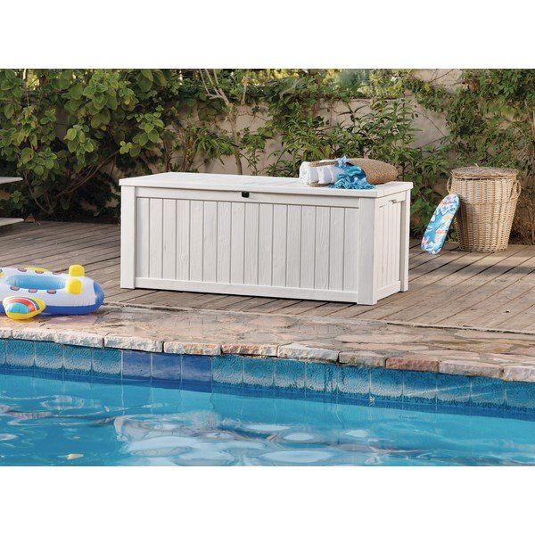 Krémovobiely záhradný úložný box Keter, 570 l-image-1