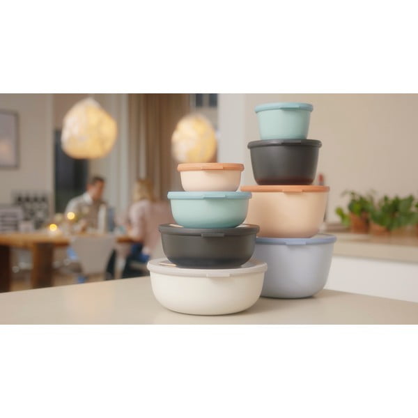 Potravinové škatuľky v súprave 3 ks Nordic black – Mepal-image-1