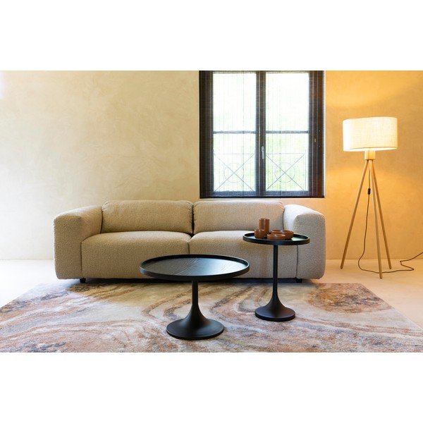 Čierny okrúhly konferenčný stolík ø 69 cm Jason – Zuiver-image-3