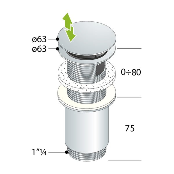 Vypúšťacia zátka – Sapho-image-2