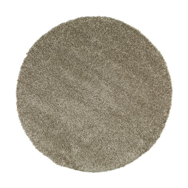 Sivý koberec Universal Aqua Liso, ø 100 cm