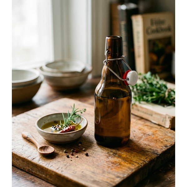 Hnedá sklenená fľaša 350 ml – Orion-image-1