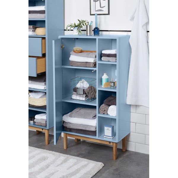 Svetlomodrá vysoká/závesná kúpeľňová skrinka 66x100 cm Color Bath – Tom Tailor-image-4