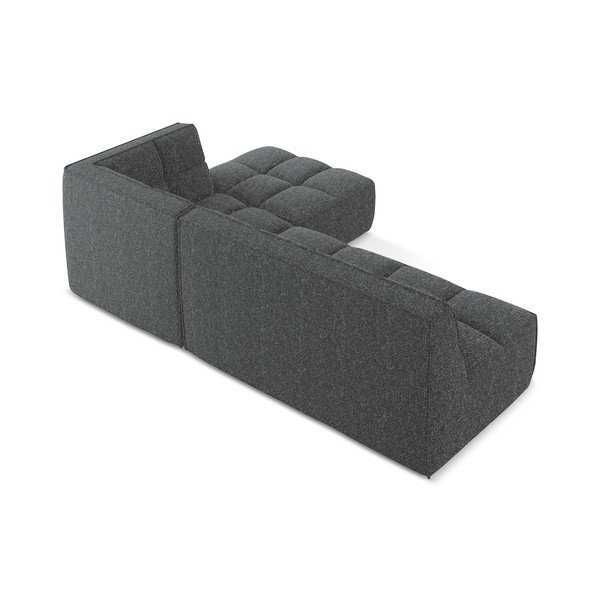 Tmavosivá modulárna rohová pohovka (variabilná) Kalai – Makamii-image-3