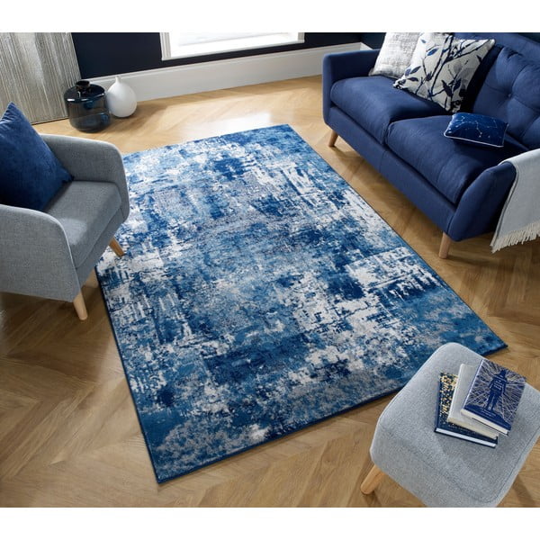 Modrý koberec 80x150 cm Cocktail Wonderlust – Flair Rugs-image-1