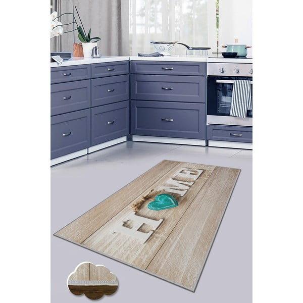 Svetlohnedý prateľný behúň 80x200 cm Home – Oyo Concept-image-3