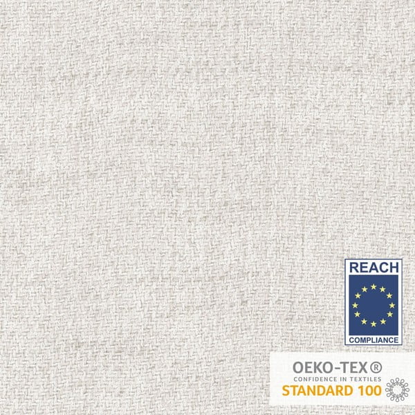 Krémovobiela čalúnená jednolôžková posteľ 90x200 cm Scala – Maison de Rêve-image-1