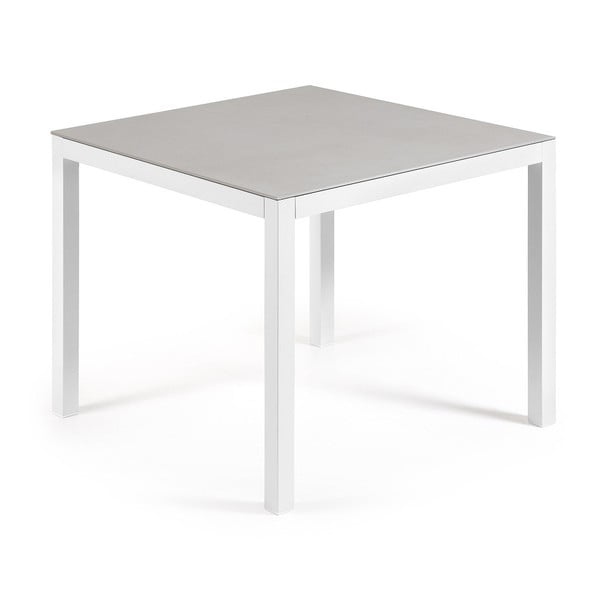 Biely stôl La Forma Bogen, 90 x 90 cm-image-2