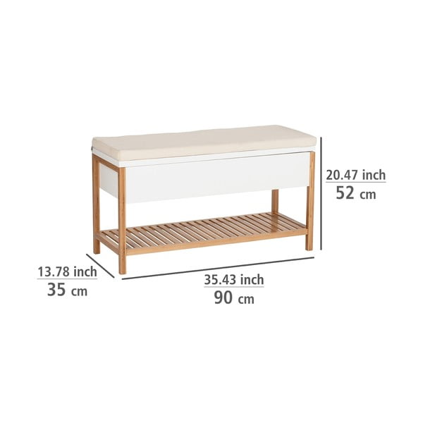 Bambusová polica na topánky Wenko Finja-image-4