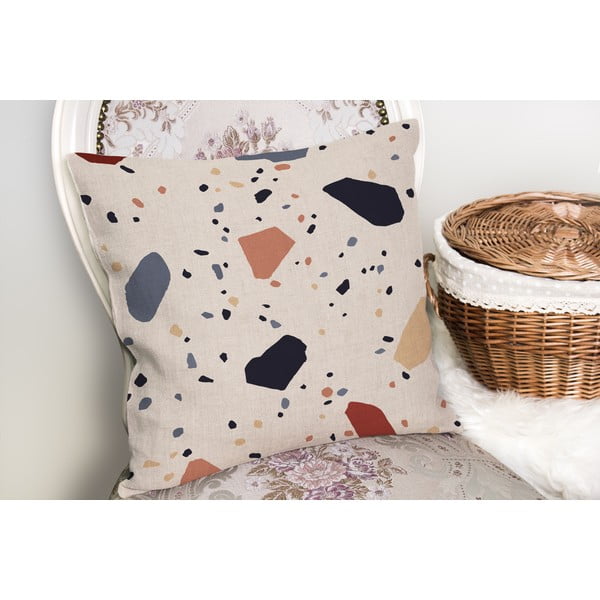 Obliečka na vankúš 43x43 cm Cracked Terrazzo – Mila Home-image-3