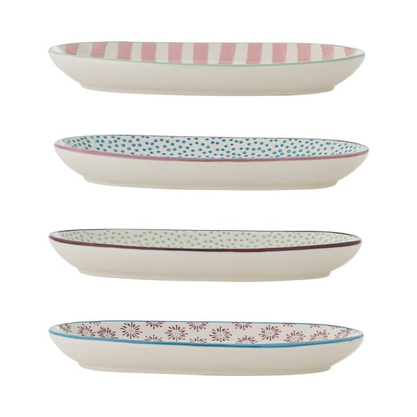Servírovacie taniere v súprave 4 ks z kameniny Patrizia – Bloomingville-image-3