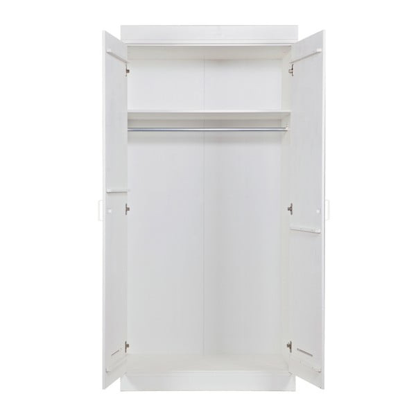 Biela dvojdverová skriňa WOOOD Locker-image-2
