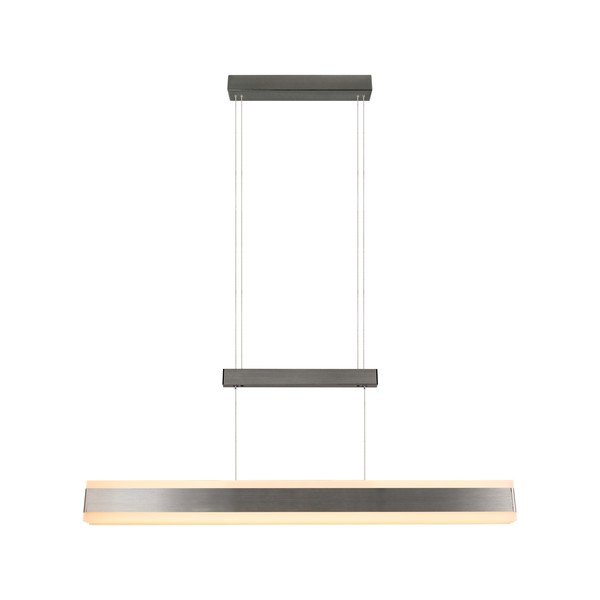 LED závesné svietidlo v matne striebornej farbe s kovovým tienidlom Arcola – Trio